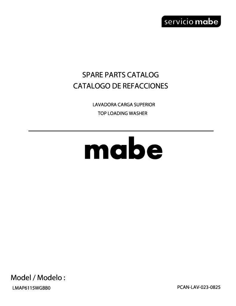 Panel de control para lavadora Mabe 30516693 CKD30542 CKD3054