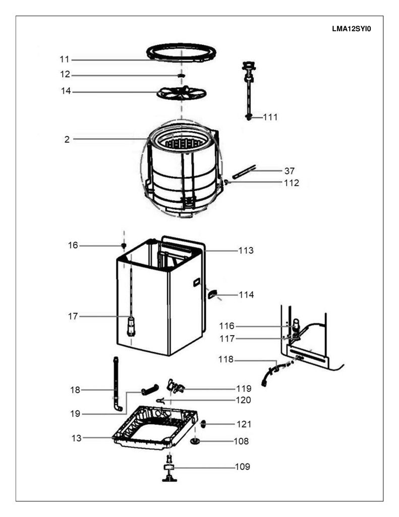 Ensamblaje de sensor de nivel de agua para lavadora Mabe 17438000005266 CKD30607 CKD3060