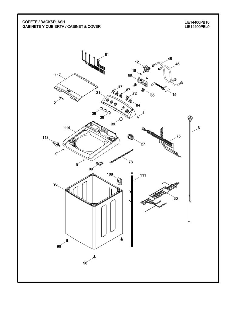 Cabezal de transferencia de calor para lavadora Mabe 189D4128G010 CKD30682 CKD3068
