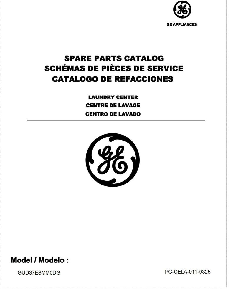 Ensamblaje de panel frontal para lavadora GE 189D5609G006 CKD31039 CKD3103