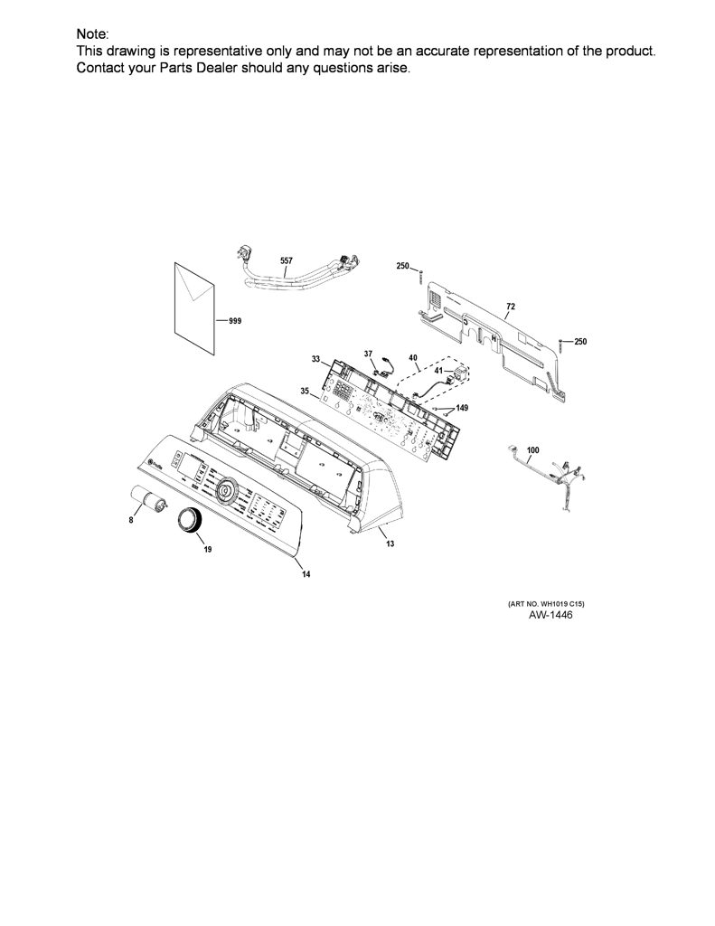 Canasta 5.0 para lavadora GE 290D5014G001 CKD31367 CKD3136