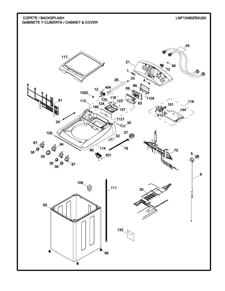 Placa de control electrónico para lavadora Mabe - Reemplazo A013G08R08 CKD31409 CKD3140