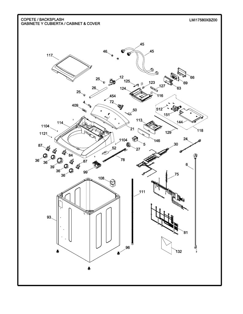 Placa de Control para Lavadora Mabe WW01F01548 - Pieza Genuina CT01G03R015 CKD32052 CKD3205