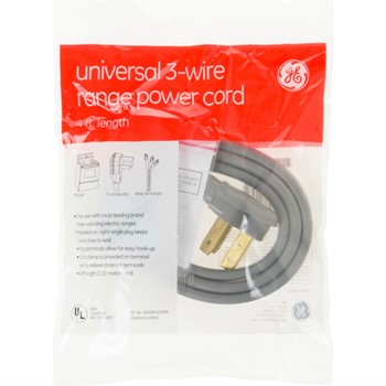 Cable de alimentación para estufa GE WX09X10006 CKD153458