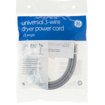 Cable de Alimentación para Secadora GE WX09X10002 CKD153465