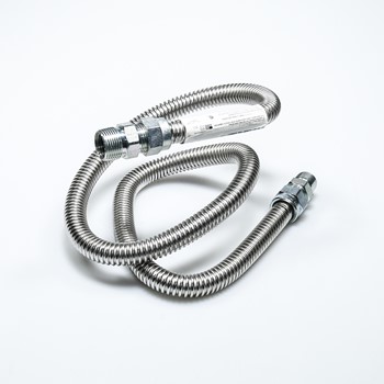 Conector de gas SS 5/8 OD recubierto CKD153544