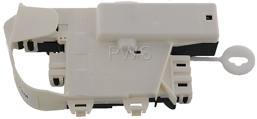 Pestillo de puerta de horno Whirlpool WPW10253483 - Pieza original CKD155006