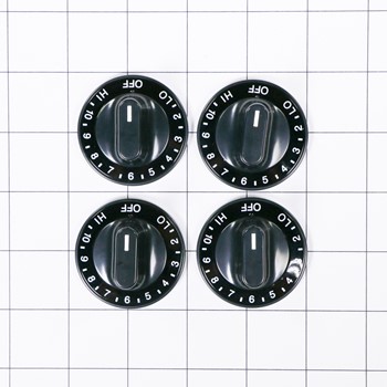 Kit de perillas (4 unidades) para electrodomésticos Whirlpool CKD156136