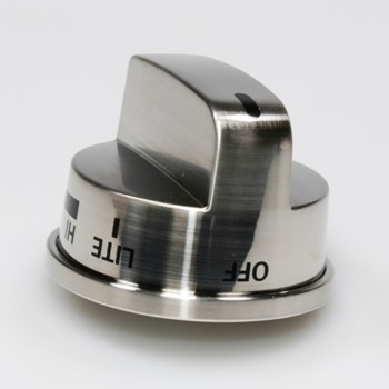 Perilla de Horno de Acero Inoxidable GE WB03K10286 CKD156526
