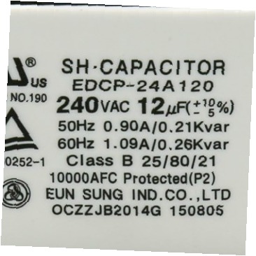 Condensador eléctrico F 0CZZJB2014G CKD1514025 CKD1514025