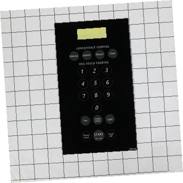 Interruptor, panel táctil, negro 5304441868 CKD1531564 CKD1531564