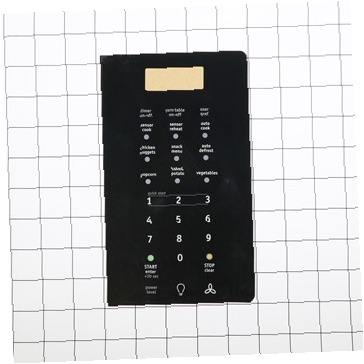 Cubierta, panel táctil, negro 5304473811 CKD1534844 CKD1534844