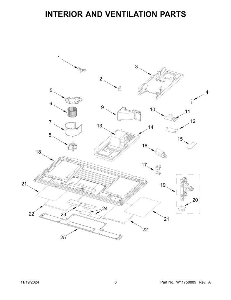 Soporte Montaje Microondas W10313274 CKD1535470 CKD1535470