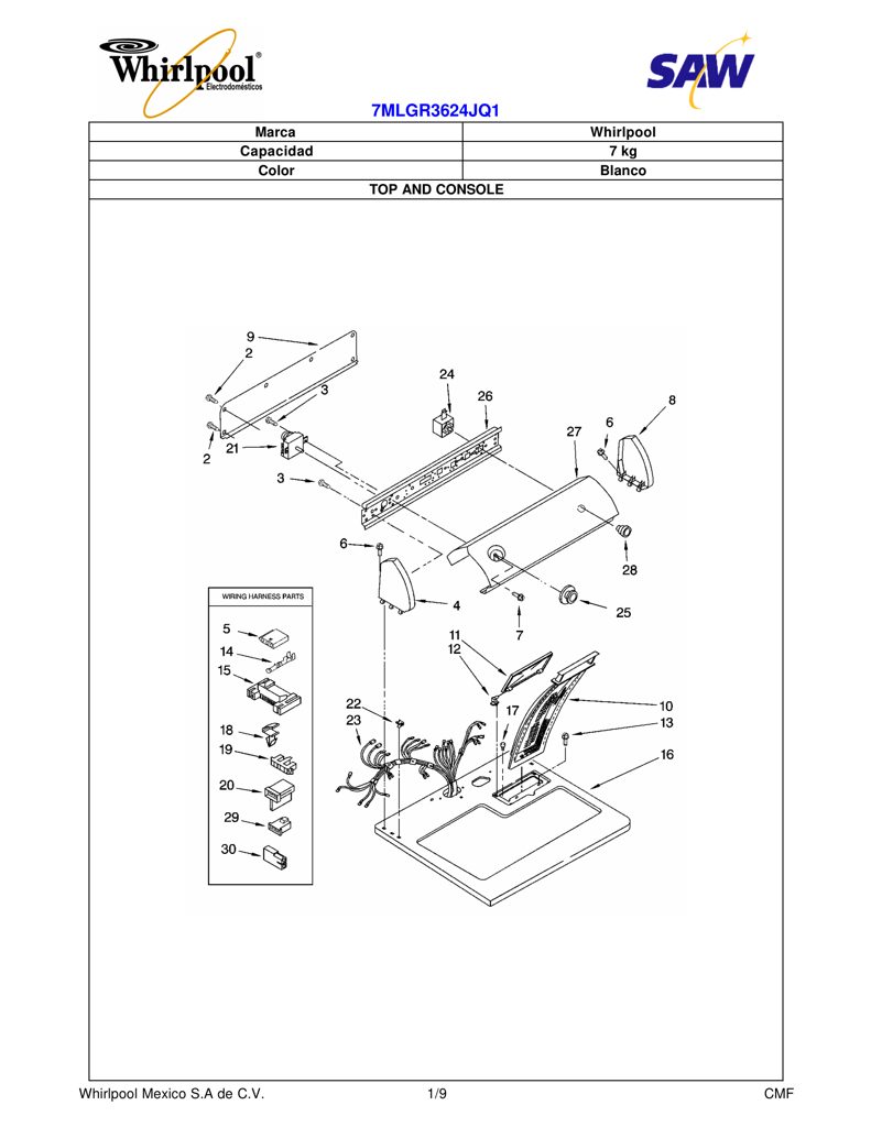 Panel de Control 3977813 CKD1535491 CKD1535491
