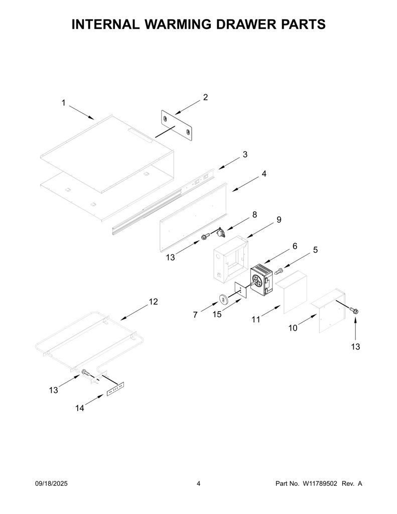 Elemento calefactor W10751753 CKD1535529 CKD1535529