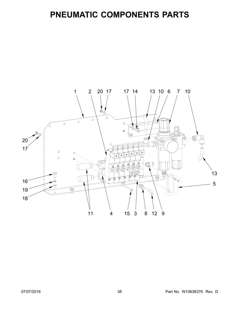 Absorbedor de Sonido W10655377 CKD1536233 CKD1536233