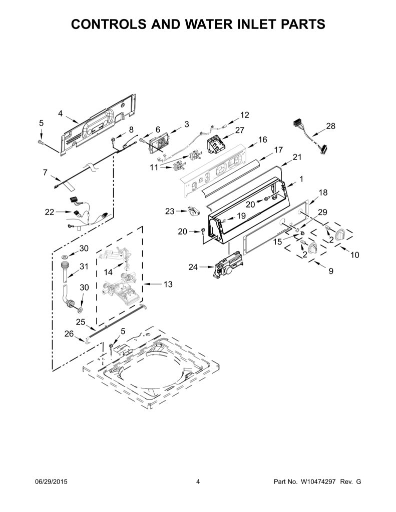 Cubierta W10461103 CKD1537021 CKD1537021