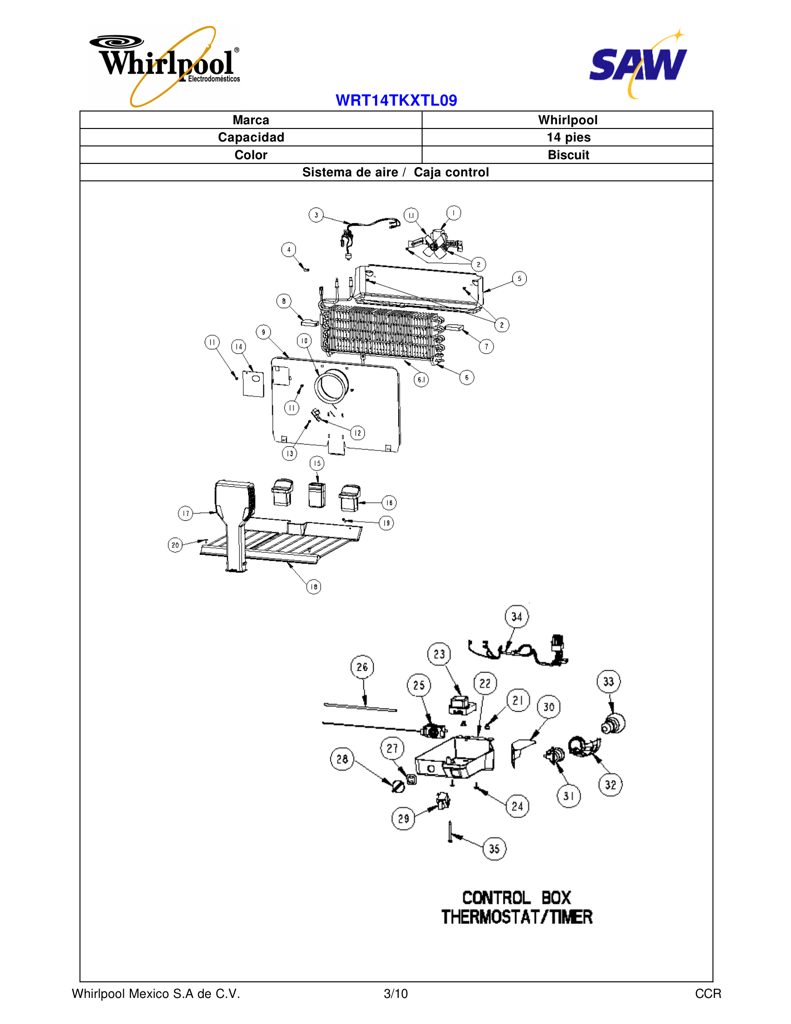 Deflector 2262195 CKD1537119 CKD1537119