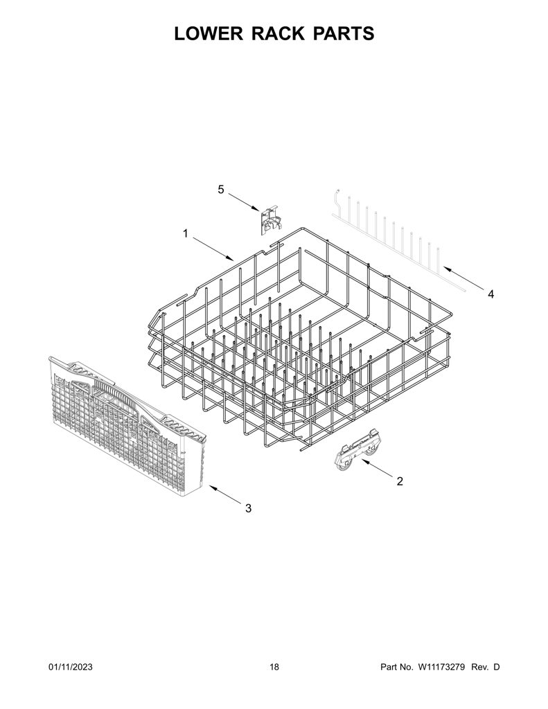 Retenedor W10671902 CKD1537507 CKD1537507