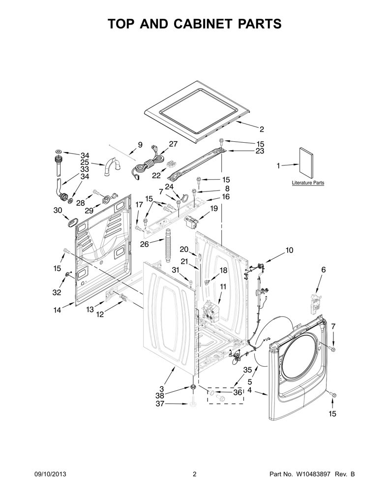 Espaciador W10323182 CKD1537888 CKD1537888
