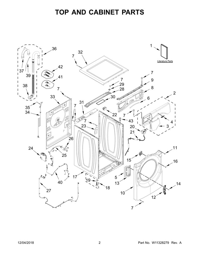 Arnés de cableado W11131792 CKD1538036 CKD1538036