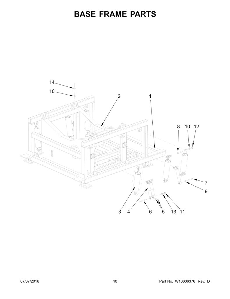 Frame W10653539 CKD1538788 CKD1538788