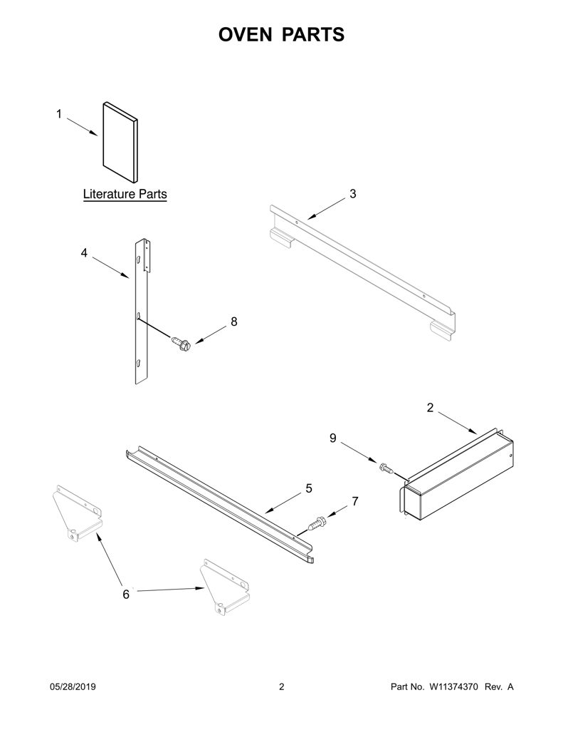 Rail-mtg W10416256 CKD1538815 CKD1538815