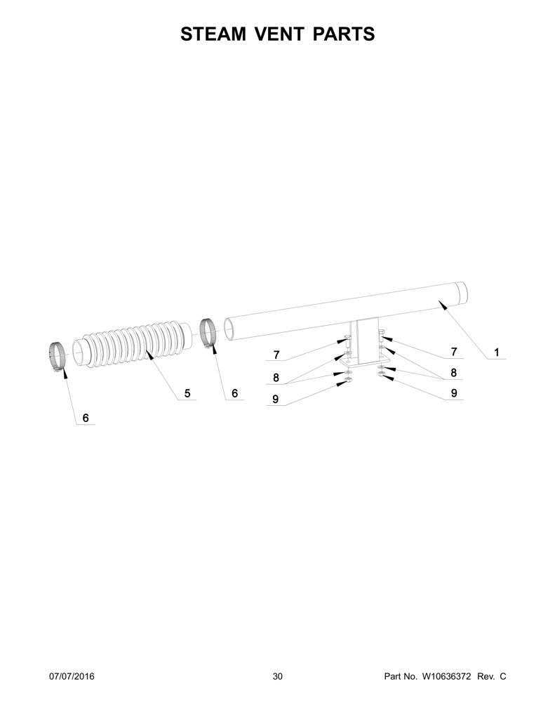 Tubo W10655014 CKD1539531 CKD1539531