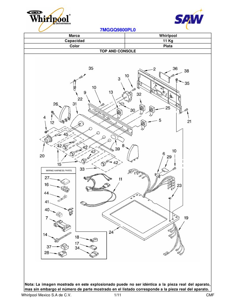 Soporte 8544897 CKD1540619 CKD1540619