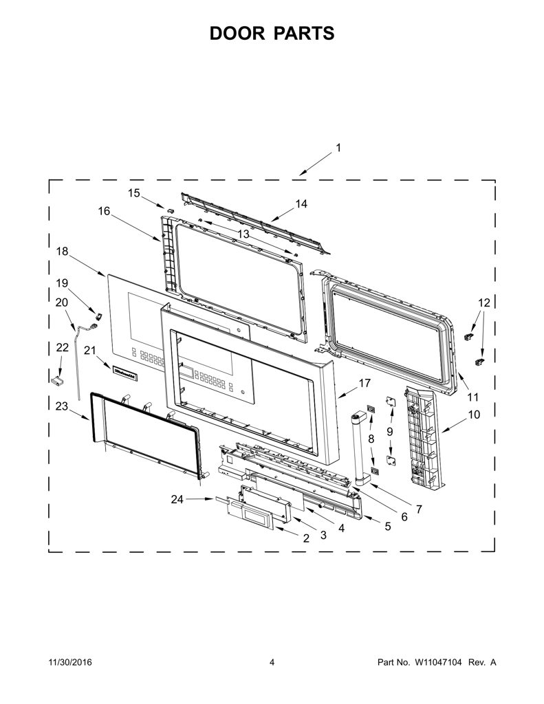 Puerta Interior W10568846 CKD1541137 CKD1541137