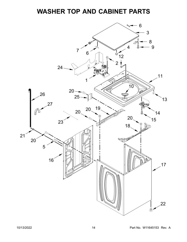 Soporte W11042299 CKD1541242 CKD1541242