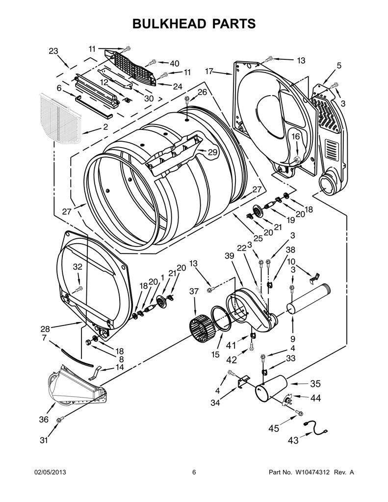 Puerta W10181925 CKD1542346 CKD1542346
