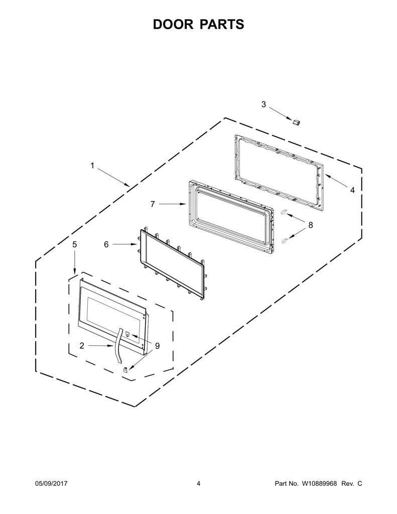 Puerta Interior W10647794 CKD1542398 CKD1542398