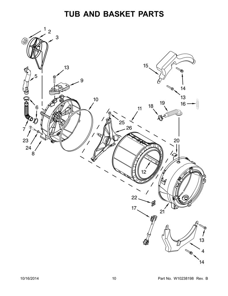 Tubo de ventilación W10112169 CKD1542897 CKD1542897
