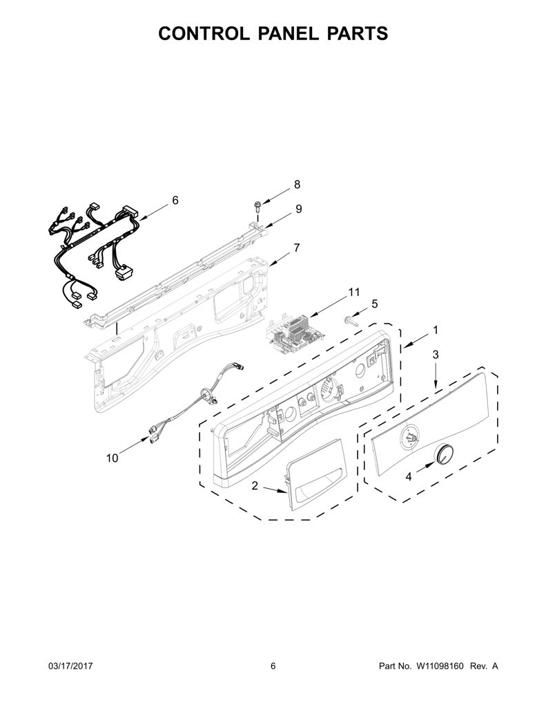 Arnés de cableado W10685628 CKD1543358 CKD1543358