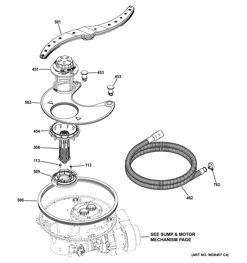 SOPORTE DE MONTAJE DE PUERTA DE CESTA WD01X10576 CKD1544848 CKD1544848