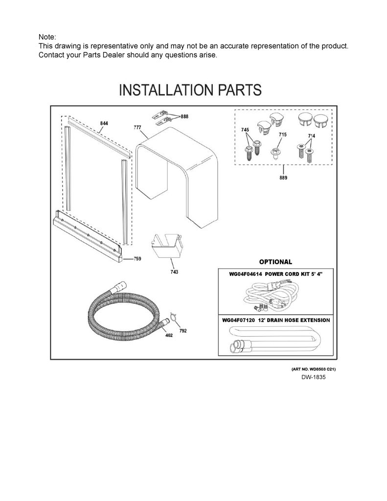 PANEL EXTERIOR DE PUERTA DE ACERO INOXIDABLE FS WD27X30346 CKD1548358 CKD1548358