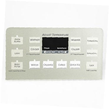 Dispenser Control Board with Overlay WR55X10864 CKD1548695 CKD1548695