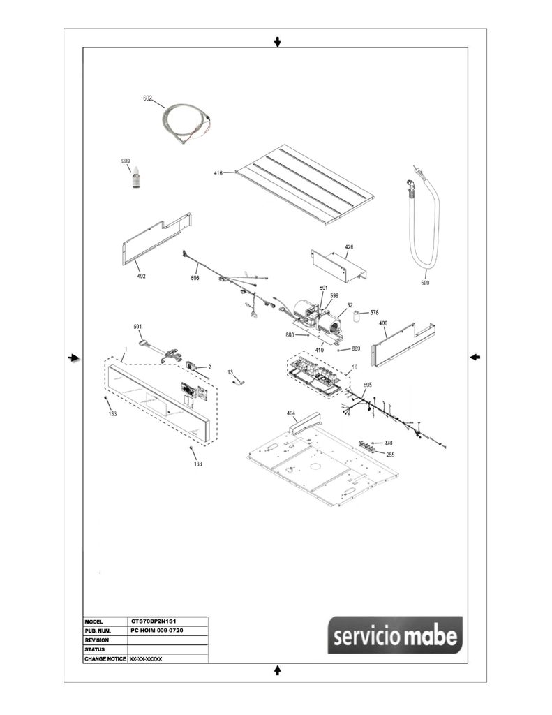 CANAL TRASERO IZQ WB34X21910 CKD1551421 CKD1551421