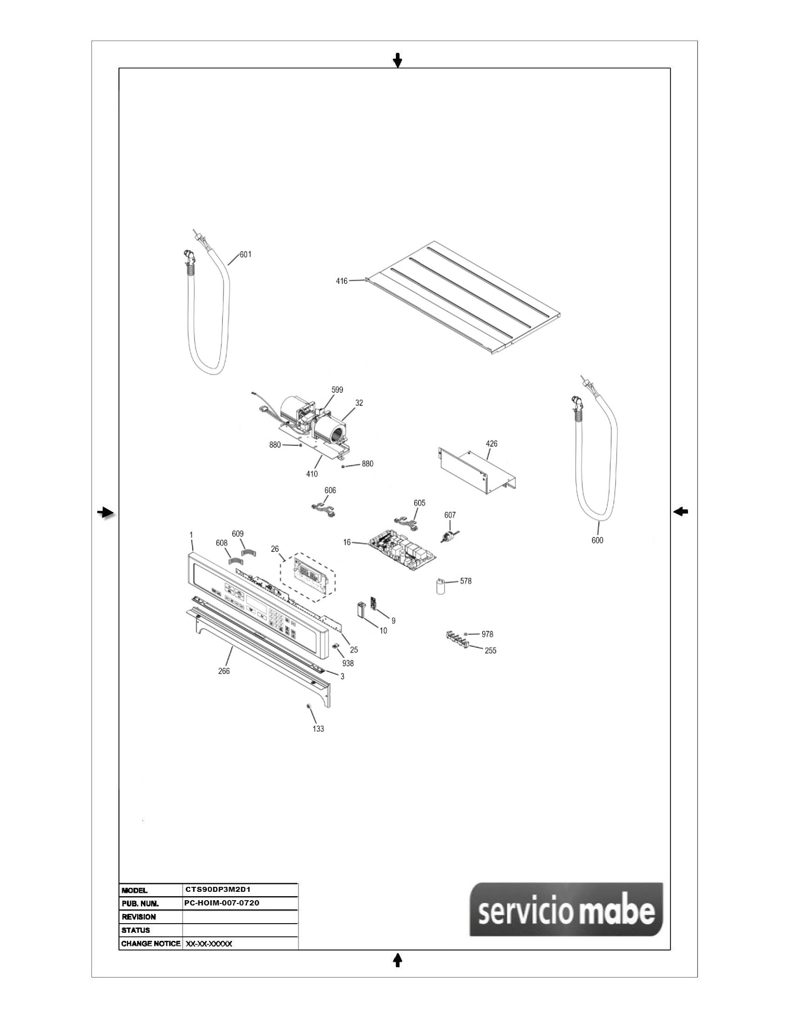 Conjunto de ventana de puerta de horno de pared WB56X27480 CKD1551520 CKD1551520