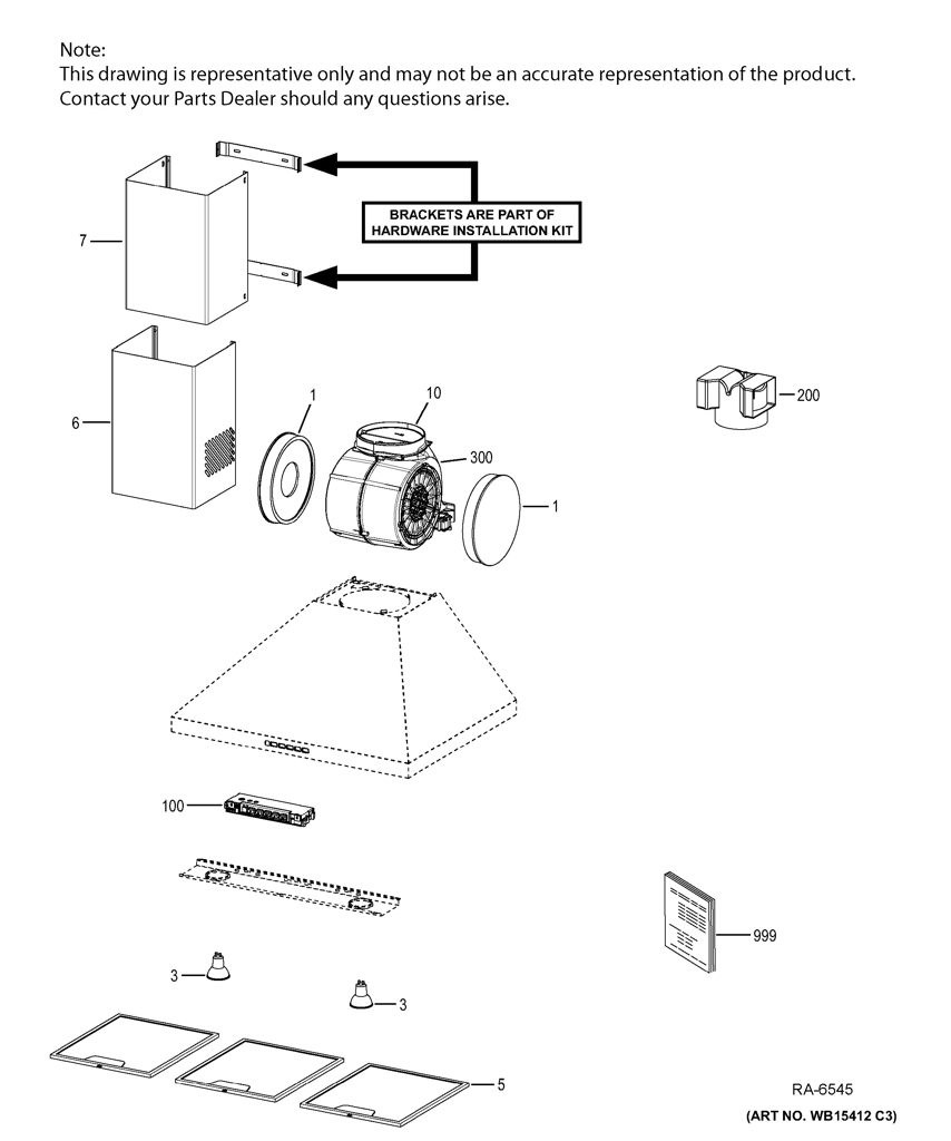 CHIMENEA INFERIOR WB34X24869 CKD1552702 CKD1552702