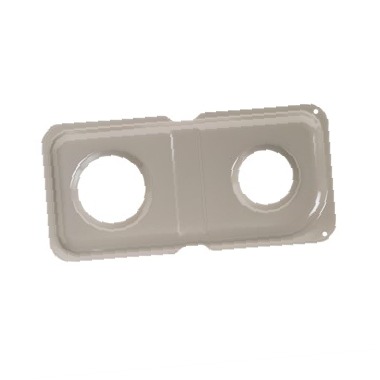 Doble Bandeja de Quemador de Porcelana - Lado Derecho WB34K10015 CKD1553907 CKD1553907