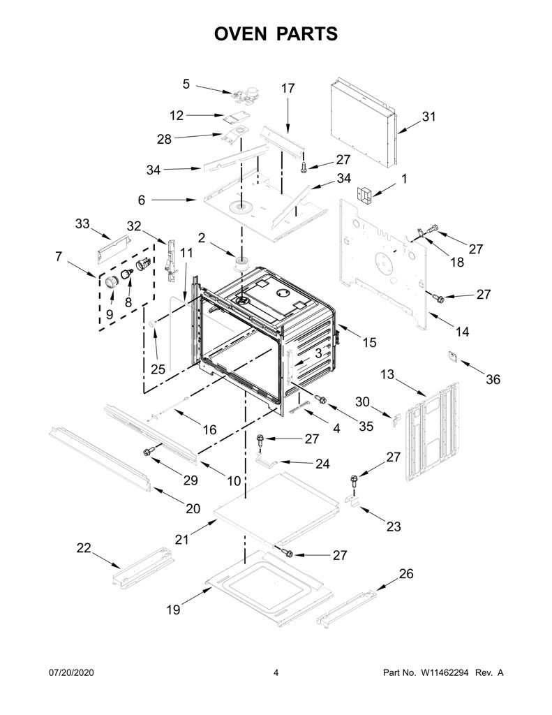VENTILACION DE HORNO W10495155 CKD1555871 CKD1555871