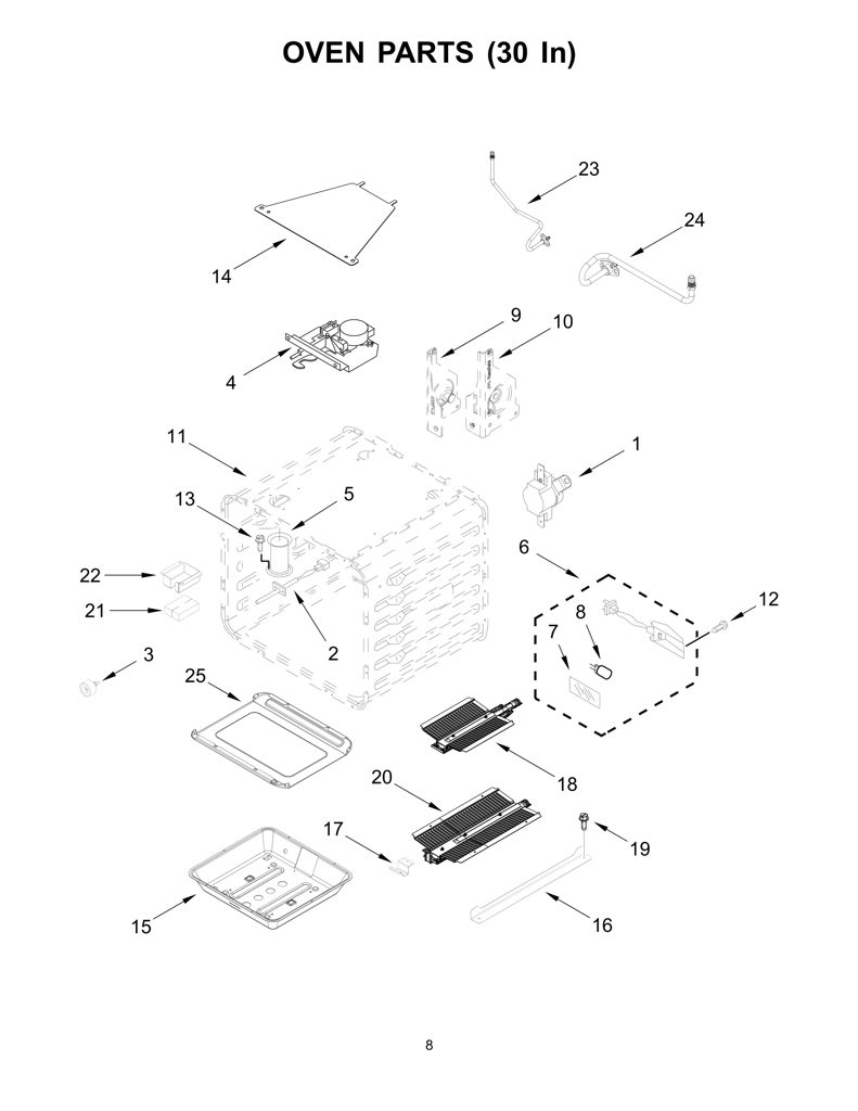 SOPORTE DE PANEL W10308040 CKD1556069 CKD1556069