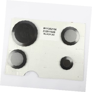Kit de 4 tapas de quemador - Negro W11436988 CKD1556199 CKD1556199