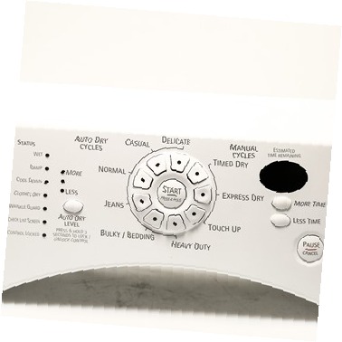 Ensamble de interfaz de usuario y panel de control de secadora - Blanco 280100 CKD1556327 CKD1556327