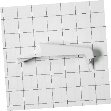 Tapa de extremo de estante de refrigerador - Blanco WP2195915 CKD1560821 CKD1560821