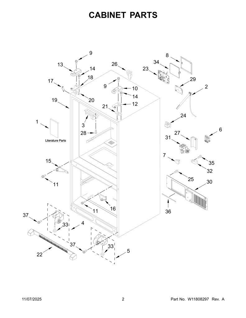 BISAGRA-PUERTA W10210891 CKD1564239 CKD1564239