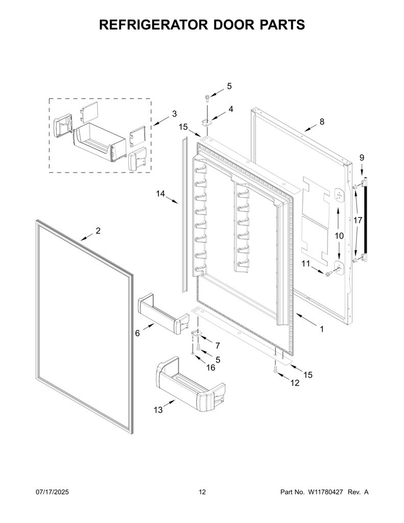 HINGE-DOOR 2316805 CKD1564527 CKD1564527