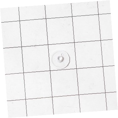 Tapón de botón de bisagra superior - Blanco 215774901 CKD1564936 CKD1564936